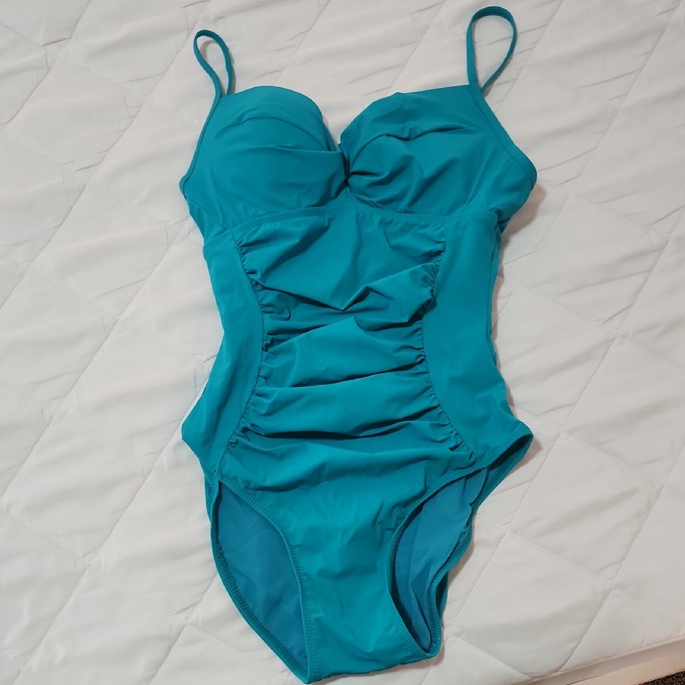SPANX Teal Kids Bodysuit